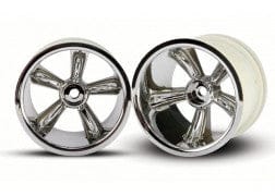 TRA4172 TRX Pro-Star chrome wheels (2) (rear) (for 2.2" tires)