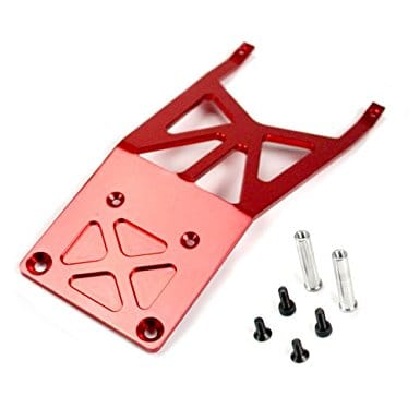 VEN4134R ALLOY FRONT SKIDPLATE 1:10 TRAXXAS 2WD-RED