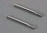 TRA4262 Shock shafts, steel, chrome finish (32mm) (2)
