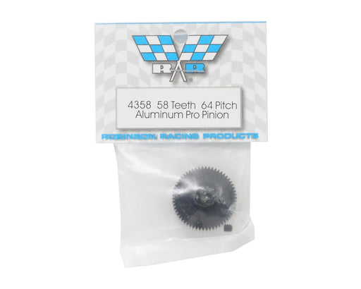 RRP4358  64P Hard Coated Aluminum Pro Pinion Gear, 58T