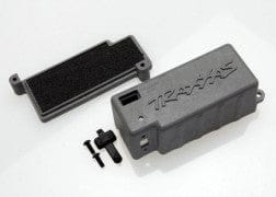 TRA4925X Box, battery (grey)/ adhesive foam chassis pad/charge jack plug