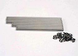 TRA4939X Suspension pin set, stainless steel (w/ E-clips)