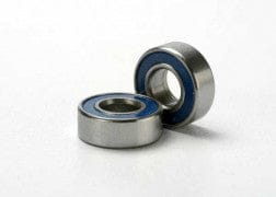 TRA5116 Ball bearings, blue rubber sealed (5x11x4mm) (2)