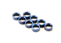 TRA5133A Spacer, pushrod (aluminum, blue) (use with 5318 or 5318X pushrod and 5358 progressive 2 rockers) (8)