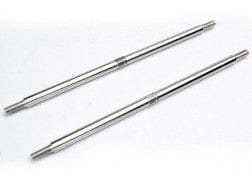 TRA5143 Turnbuckles, toe links (5.0mm steel) (rear) (2)