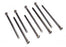 TRA5161 Suspension screw pin set, hardened steel (hex drive)