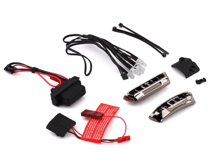 TRA7185A LED light kit, 1/16 E-Revo (includes power supply, front & rear bumpers, light harness (4 clear, 4 red), wire ties)