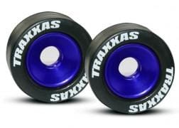 TRA5186A Wheels, aluminum (blue-anodized) (2)