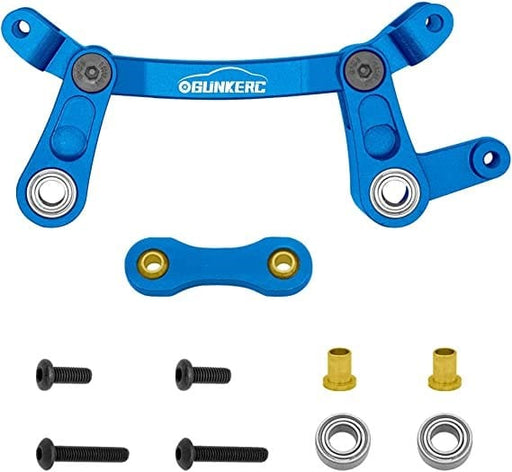 BBarrma1/10Stearing Aluminum Alloy Steering Bellcrank and Steering Link, with Ball Bearing Upgrade Parts