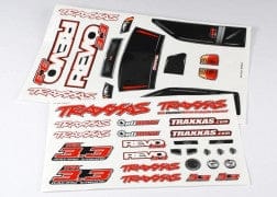 TRA5313R Decal sheets, Revo 3.3