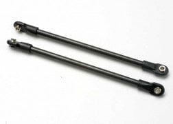 TRA5319  Push rod (steel) (assembled with rod ends) (2) (black) (use with #5359 progressive 3 rockers)