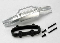 TRA5335 Bumper, front/ bumper mount, front/ 4x10mm BCS (2)/ 3x25mm BCS (2)