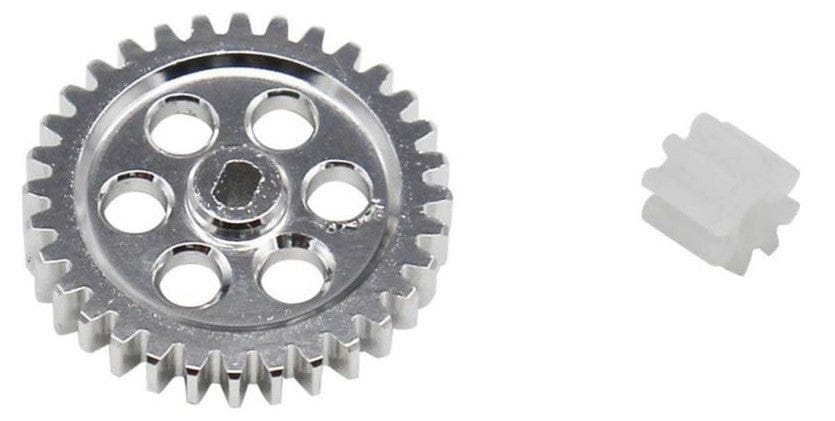 HRASXTF328M05 0.5M Spur Gear Conversion: Axial SCX24