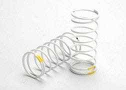TRA5427 Spring, shock (white) (GTR) (front 0.7 yellow) (1 pair)