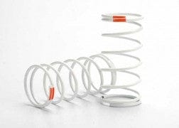 TRA5428 Spring, shock (white) (GTR) (front) (0.9 rate orange) (1 pair)