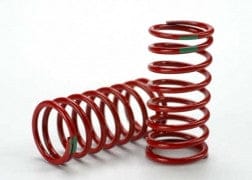 TRA5438 Spring, shock (red) (GTR) (3.5 rate green) (1 pair)