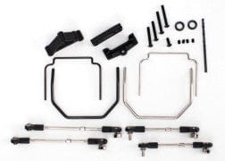 TRA5498 Sway bar kit, Revo (front and rear) (includes thick and thin sway bars and adjustable linkage) (requires part #5411 to install rear bumper)