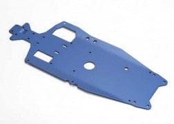 TRA5522 Chassis, 6061-T6 aluminum (3mm) (anodized blue)/ adhesive foam pad (1)