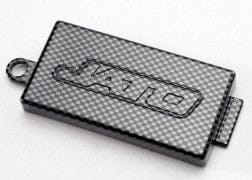TRA5524G Receiver cover (chassis top plate), Exo-Carbon finish (Jato)