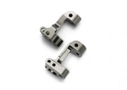 TRA5532X Caster blocks, 30-degree, titanium-anodized 6061-T6 aluminum (left & right)