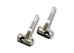 TRA5536R Steering blocks, titanium-anodized 6061-T6 aluminum (left &right) (For use with 25 and 30-degree caster blocks)