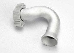 TRA5540 Header, exhaust (Jato) (tubular aluminum, clear anodized) (TRX 2.5, 2.5R, 3.3)
