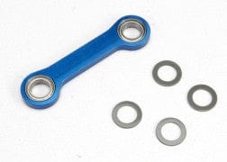 TRA5542X Drag link, machined 6061-T6 aluminum (blue-anodized)/ 5x8x2.5 ball bearing (2)
