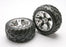 TRA5577R Tires & wheels, assembled, glued (nitro front) (1 left, 1 right)