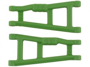 RPM80184 Rear A-Arms, Green: Electric Rustler, Stampede