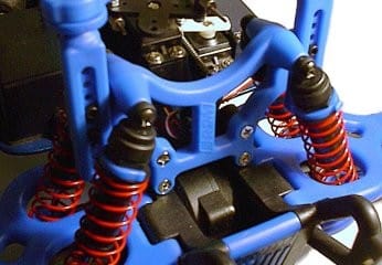RPM80165 T/E MAXX SHOCK TOWER AND MOUNTS BLUE (FRONT OR REAR)