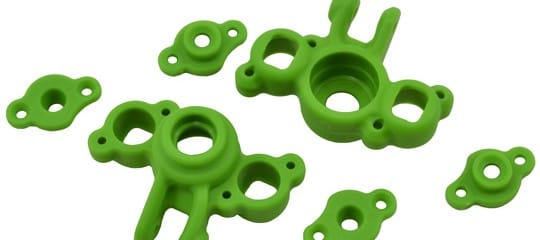 RPM73164 Axle Carrier Green Traxxas 1/16