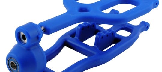 RPM80945 REAR A-ARM CONV, BLUE: TMX/EMX