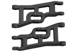 RPM70552  Front A-arms (2) Offset-Compensating, Black; Slash
