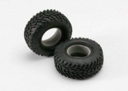 TRA5871 Tires, off-road racing, SCT dual profile 4.3x1.7- 2.2/3.0" (2)/ foam inserts (2)