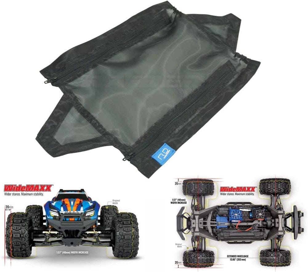Keenso Housse Anti-poussière RC – Maille Nylon – Pour Traxxas E-Revo 1/10 Summit – Protection Saleté Et Gravier