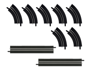 CARRERA 61657 Single-lane bends / Straight section extension set