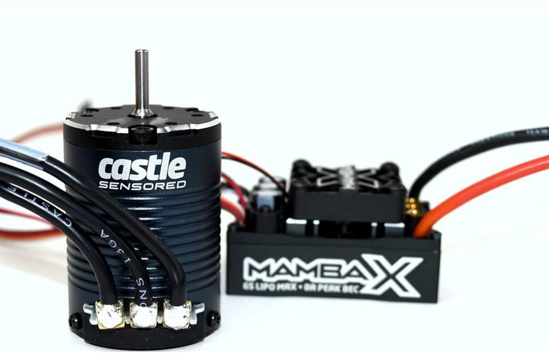 CSE010015511  MAMBA X, 25.2V WP ESC,1406-3800Kv Sensored:Crawler