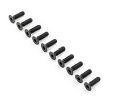 TLR255038 Flat Head Screws, M6x20mm (10)