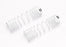 TRA6858 Springs, rear (white) (progressive rate) (2)