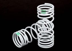 TRA6862 Springs, front (progressive, -10% rate, green) (2)