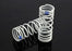 TRA6864 Springs, front (progressive, +20% rate, blue) (2)