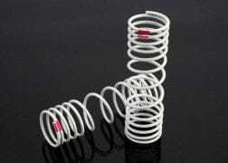 TRA6867 Springs, rear (progressive, +10% rate, pink) (2)