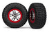 TRA6873R Tires & wheels, assembled, glued