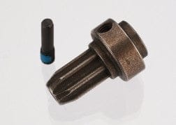 TRA6888X Drive hub, front, hardened steel (1)/ screw pin (1)