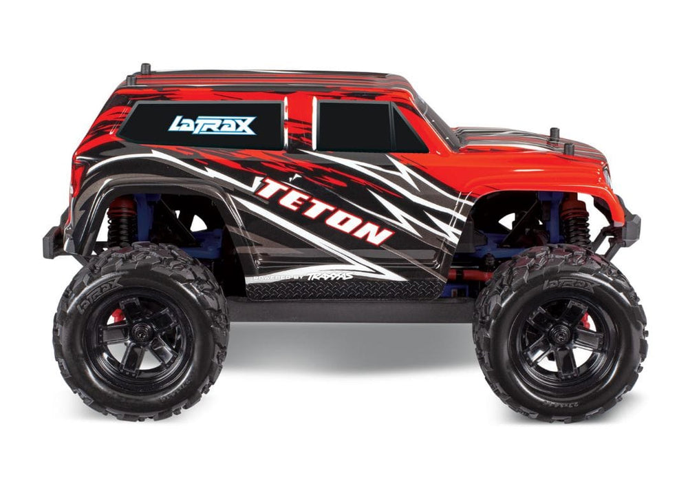 TRA76054-5 REDX Traxxas LaTrax Teton 1/18 4WD RTR Monster Truck** Sold Separately fast Charger # TRA2970 **And For extra battery # TRA2925X