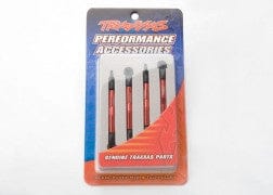 TRA7038X Toe links, aluminum (red-anodized) (4)