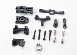 TRA7043 Steering arm (upper & lower)/ steering link/ servo horn/ servo saver/ servo saver spring/ servo horn mount/ ball stud (2)/ shock mounts, front & rear/ 2.5x18mm CS (4)