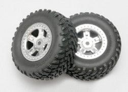 TRA7073 Tires and wheels, assembled, glued