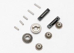 TRA7082 Gear set, differential (output gears (2)/ spider gears (3))/differential output shafts (2)/ 1.5x6mm pin (3)/ 1.5x8mm pin (2)