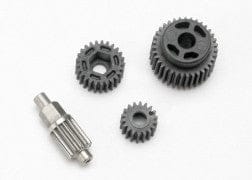 TRA7093 Gear set, transmission (includes 18T, 25T input gears, 13T idler gear (steel), 35T output gear, M3x13.75 screw pin)